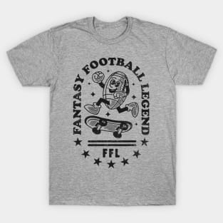 Funny Vintage Touchdown: Fantasy Football Legend T-Shirt